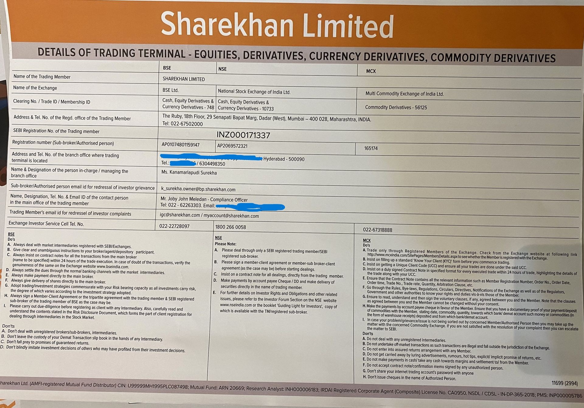 Authorized Business Partner of Mirae Sharekhan Authorized Business Partner of Mirae Sharekhan